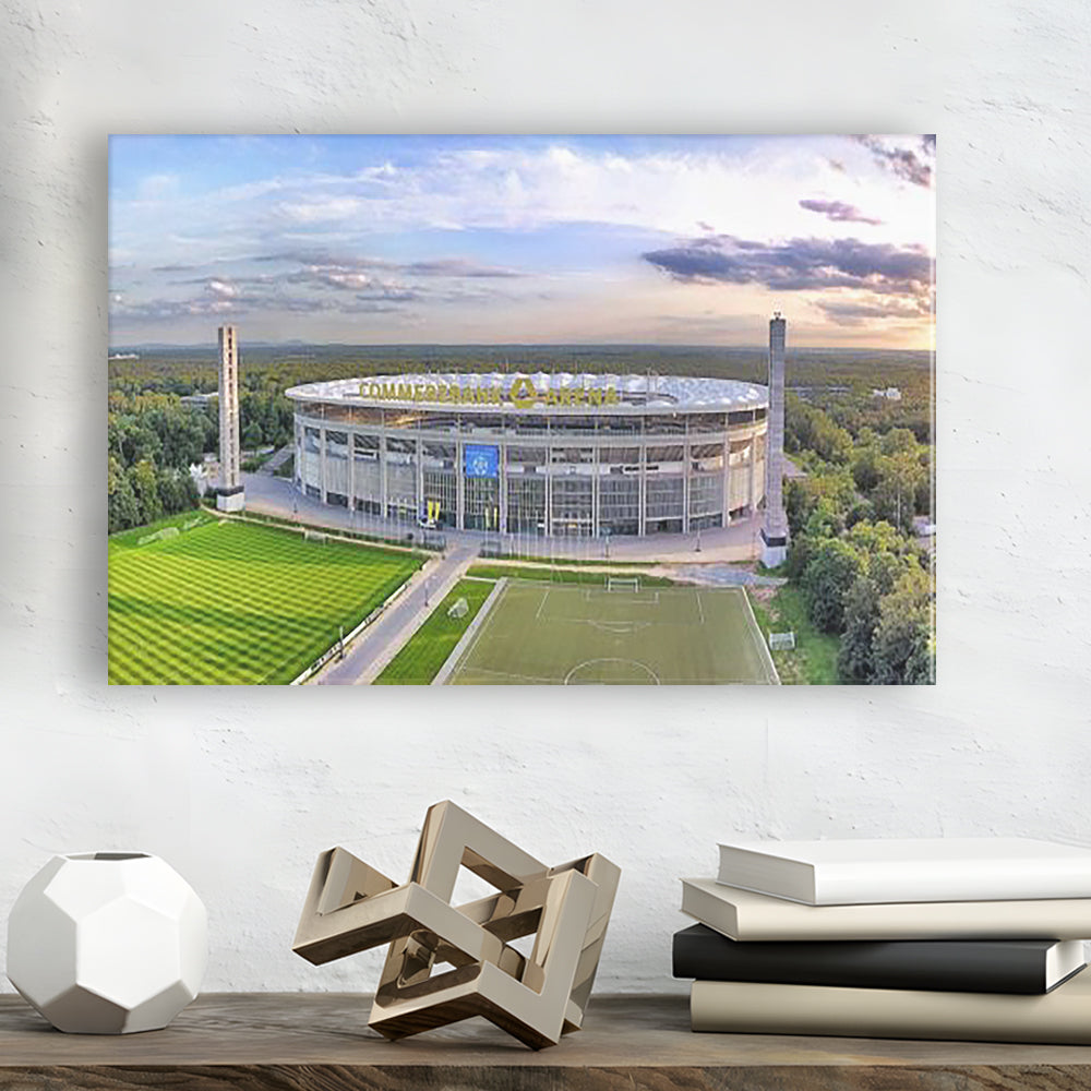 Deutsche Bank Park, Stadium Canvas, Sport Art, Gift for him, Man Cave Decor, Art Print, Canvas Print Wall Art