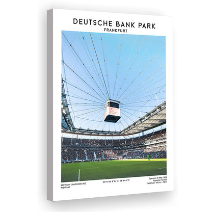 Deutsche Bank Park, Frankfurt Football Stadium Wall Art Print, Bundesliga Decor, Canvas Prints Wall Art, Man Cave Decor