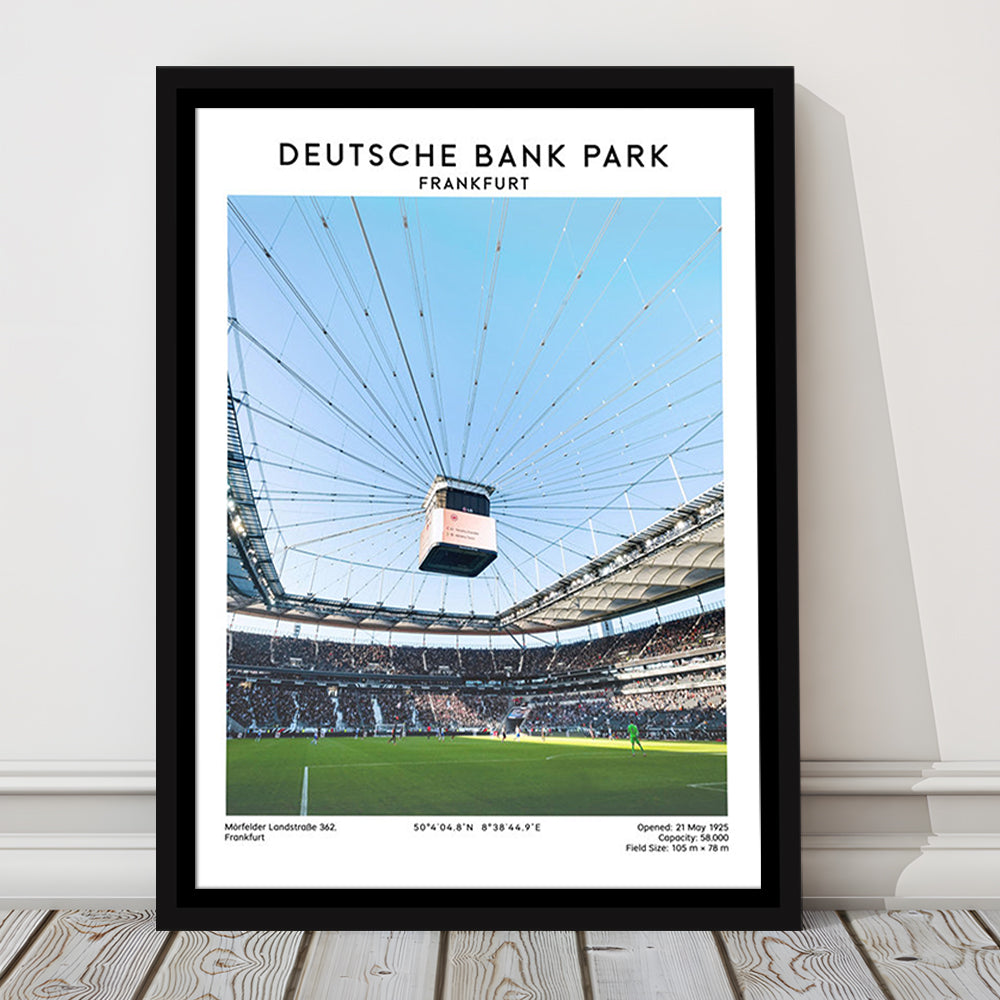 Deutsche Bank Park, Frankfurt Football Stadium Wall Art Print, Bundesliga Decor, Framed Canvas Prints Wall Art