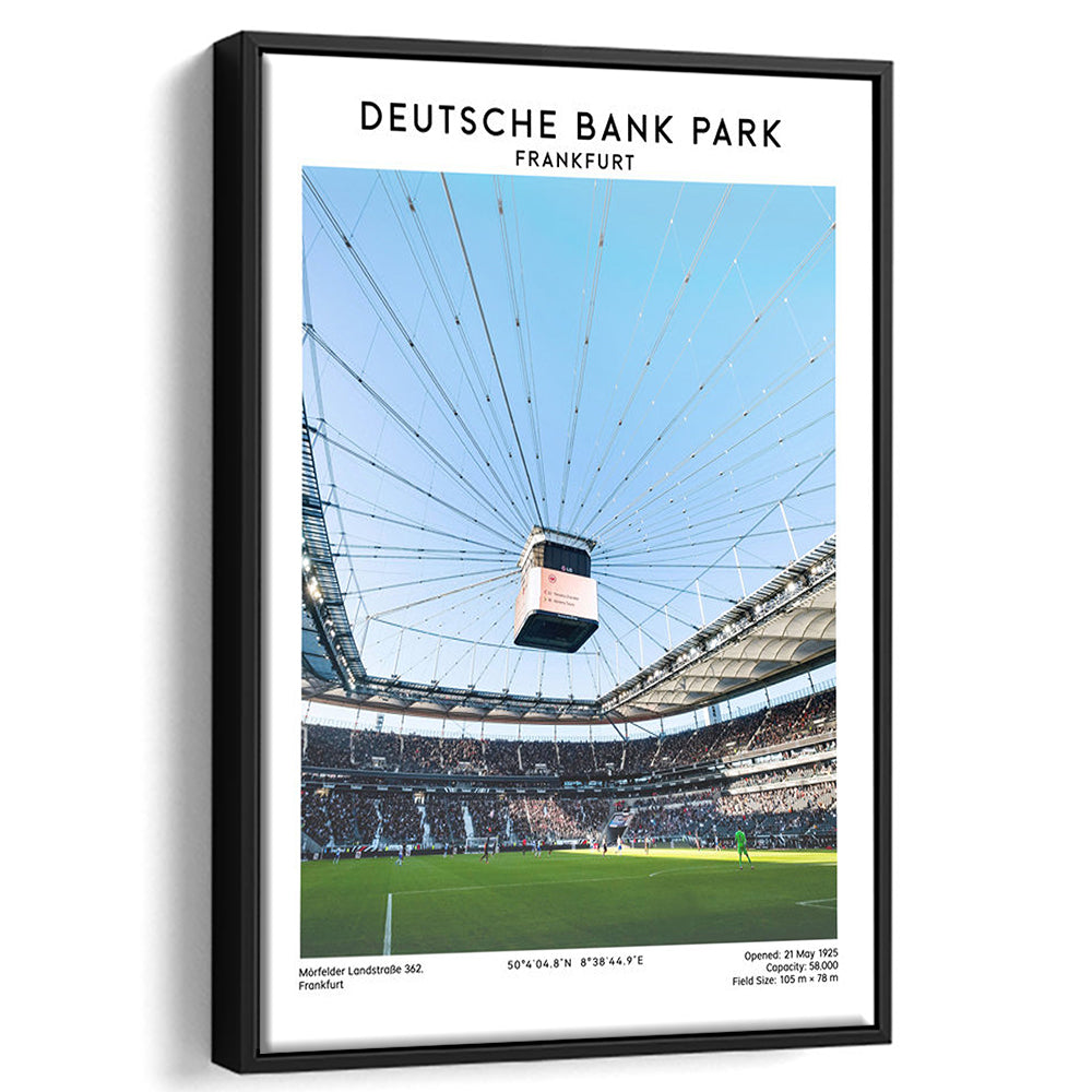 Deutsche Bank Park, Frankfurt Football Stadium Wall Art Print, Bundesliga Decor, Framed Canvas Prints Wall Art