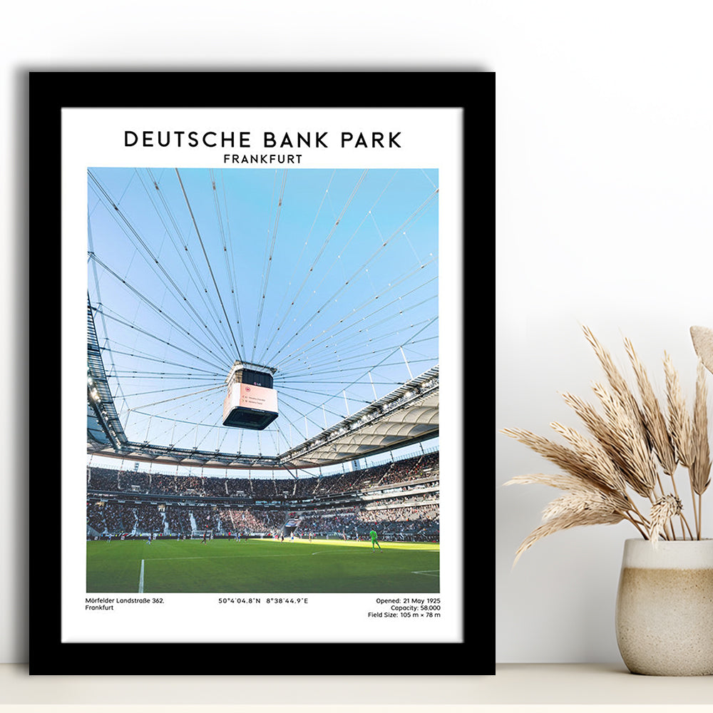 Deutsche Bank Park, Frankfurt Football Stadium Wall Art Print, Bundesliga Decor, Framed Art Prints Wall Decor