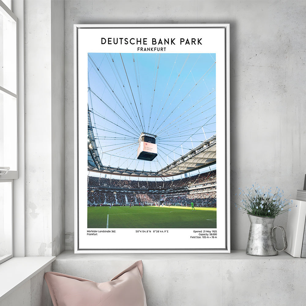 Deutsche Bank Park, Frankfurt Football Stadium Wall Art Print, Bundesliga Decor, Framed Canvas Prints Wall Art