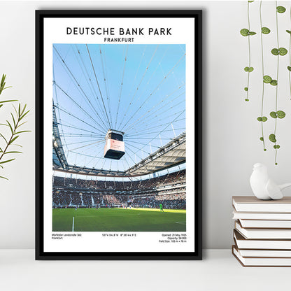 Deutsche Bank Park, Frankfurt Football Stadium Wall Art Print, Bundesliga Decor, Framed Canvas Prints Wall Art