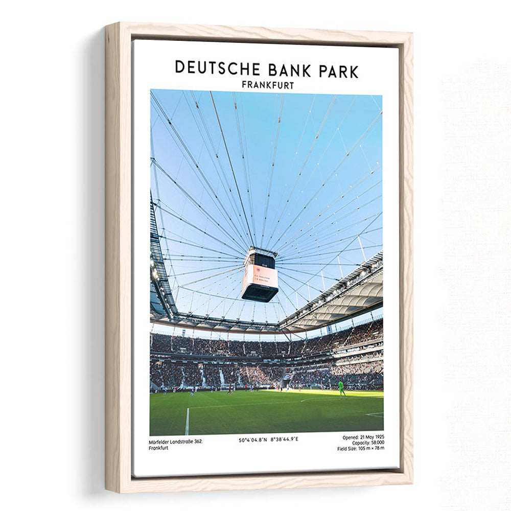Deutsche Bank Park, Frankfurt Football Stadium Wall Art Print, Bundesliga Decor, Framed Canvas Prints Wall Art