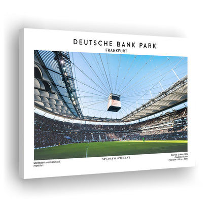 Deutsche Bank Park Print, Frankfurt Football Stadium Wall Art , Bundesliga Fans, Canvas Print Wall Art, Man Cave Gift