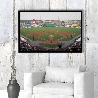 Diamond Stadium, Stadium Canvas, Sport Art, Framed Canvas Print Wall Art, Floating Frame