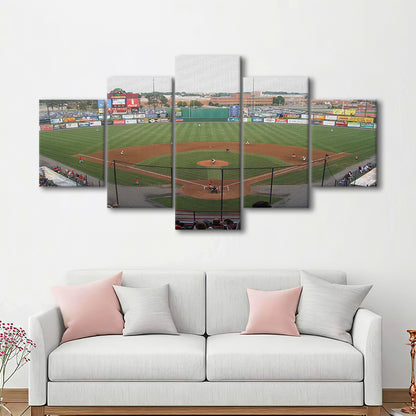 Diamond Stadium, Stadium Canvas, Sport Art, Gift for him, 5 Panel, Large Canvas, Canvas Print Wall Art