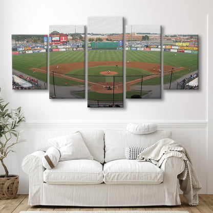 Diamond Stadium, Stadium Canvas, Sport Art, Gift for him, 5 Panel, Large Canvas, Canvas Print Wall Art