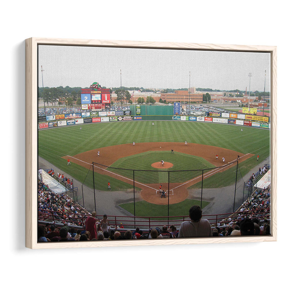 Diamond Stadium, Stadium Canvas, Sport Art, Framed Canvas Print Wall Art, Floating Frame