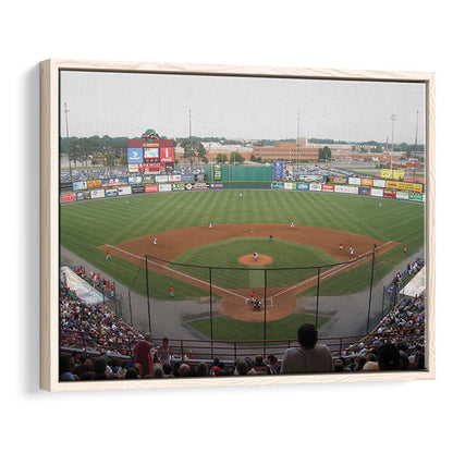 Diamond Stadium, Stadium Canvas, Sport Art, Framed Canvas Print Wall Art, Floating Frame