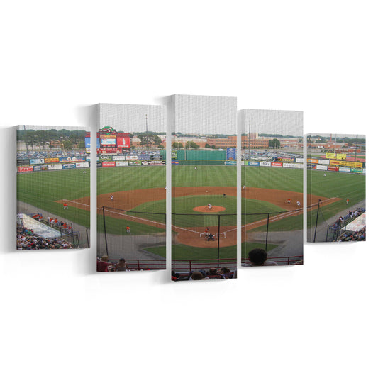 Diamond Stadium, Stadium Canvas, Sport Art, Gift for him, 5 Panel, Large Canvas, Canvas Print Wall Art