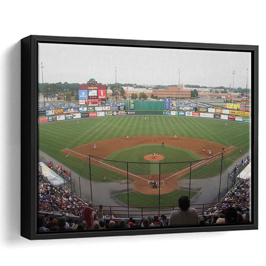 Diamond Stadium, Stadium Canvas, Sport Art, Framed Canvas Print Wall Art, Floating Frame
