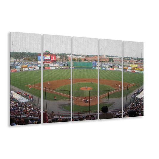 Diamond Stadium, Stadium Canvas, Sport Art, 5 Panel B, Extra Large Canvas, Canvas Print Wall Art