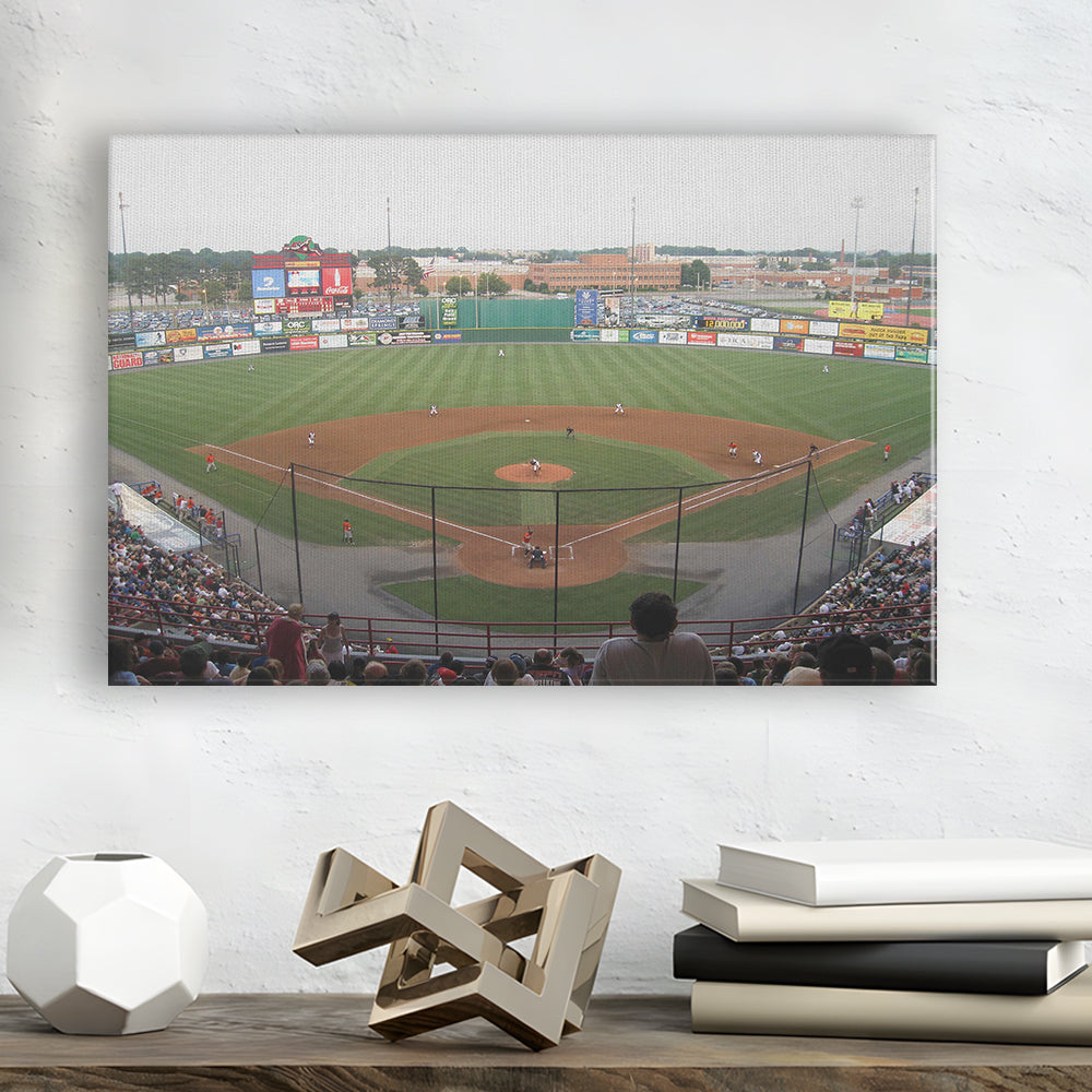 Diamond Stadium, Stadium Canvas, Sport Art, Gift for him, Man Cave Decor, Art Print, Canvas Print Wall Art