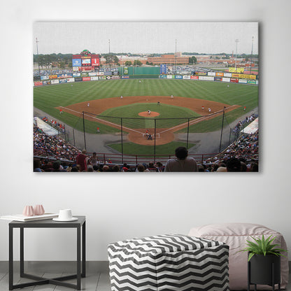 Diamond Stadium, Stadium Canvas, Sport Art, Gift for him, Man Cave Decor, Art Print, Canvas Print Wall Art