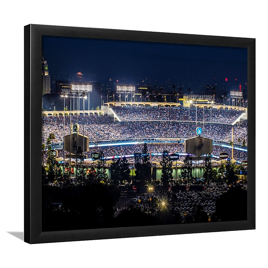 Dodger Stadium Los Angeles California At Night Panoramic LargeArt Prints, Framed Art Print, Picture Framed