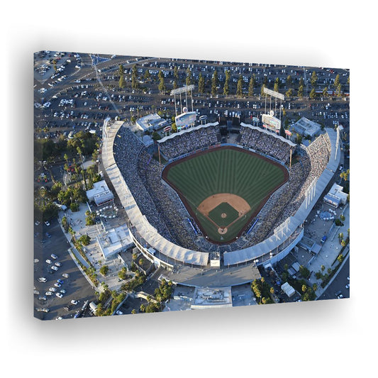 Dodger Stadium, Stadium Canvas, Sport Art, Fan Gifts, Man Cave Decor, Art Print, Canvas Print Wall Art