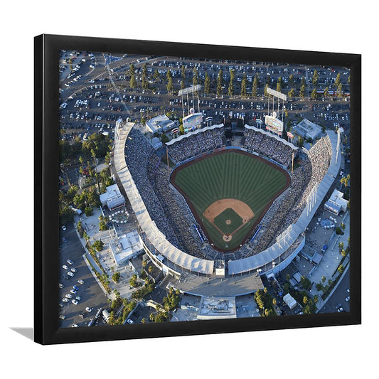 Dodger Stadium, Stadium Canvas, Sport Art, Fan Gifts, Framed Art Print Wall Decor, Picture Framed