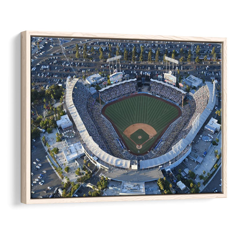 Dodger Stadium, Stadium Canvas, Sport Art, Fan Gifts, Framed Canvas Print Wall Art, Floating Frame