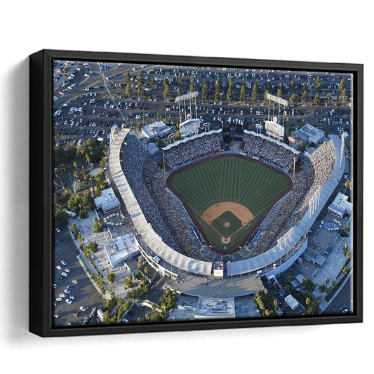 Dodger Stadium, Stadium Canvas, Sport Art, Fan Gifts, Framed Canvas Print Wall Art, Floating Frame