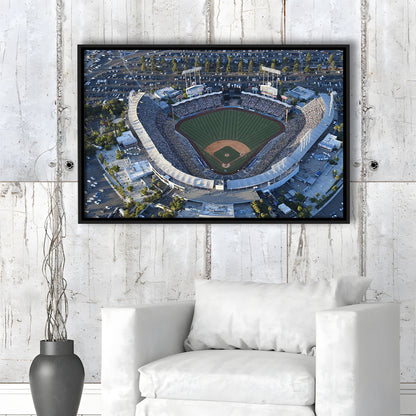 Dodger Stadium, Stadium Canvas, Sport Art, Fan Gifts, Framed Canvas Print Wall Art, Floating Frame