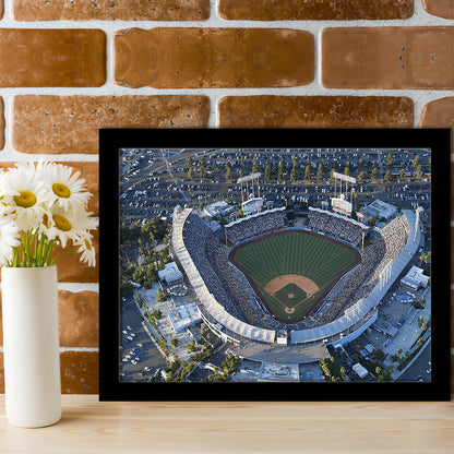 Dodger Stadium, Stadium Canvas, Sport Art, Fan Gifts, Framed Art Print Wall Decor, Picture Framed