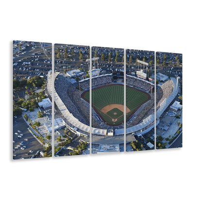 Dodger Stadium, Stadium Canvas, Sport Art, Fan Gifts, 5 Panel B, Extra Large Canvas, Canvas Print Wall Art