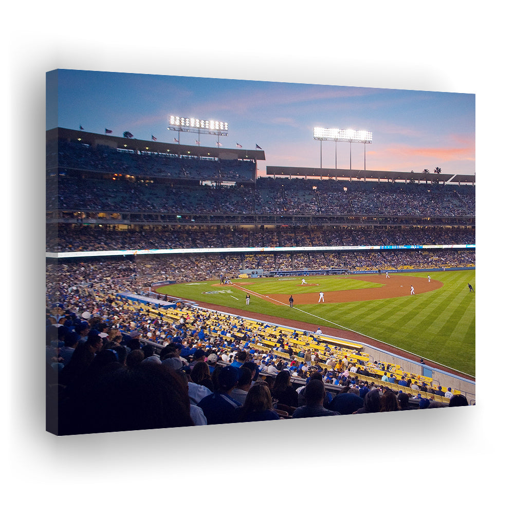 Dodgers La Stadium, Stadium Canvas, Sport Art, Gift for him, Man Cave Decor, Art Print, Canvas Print Wall Art
