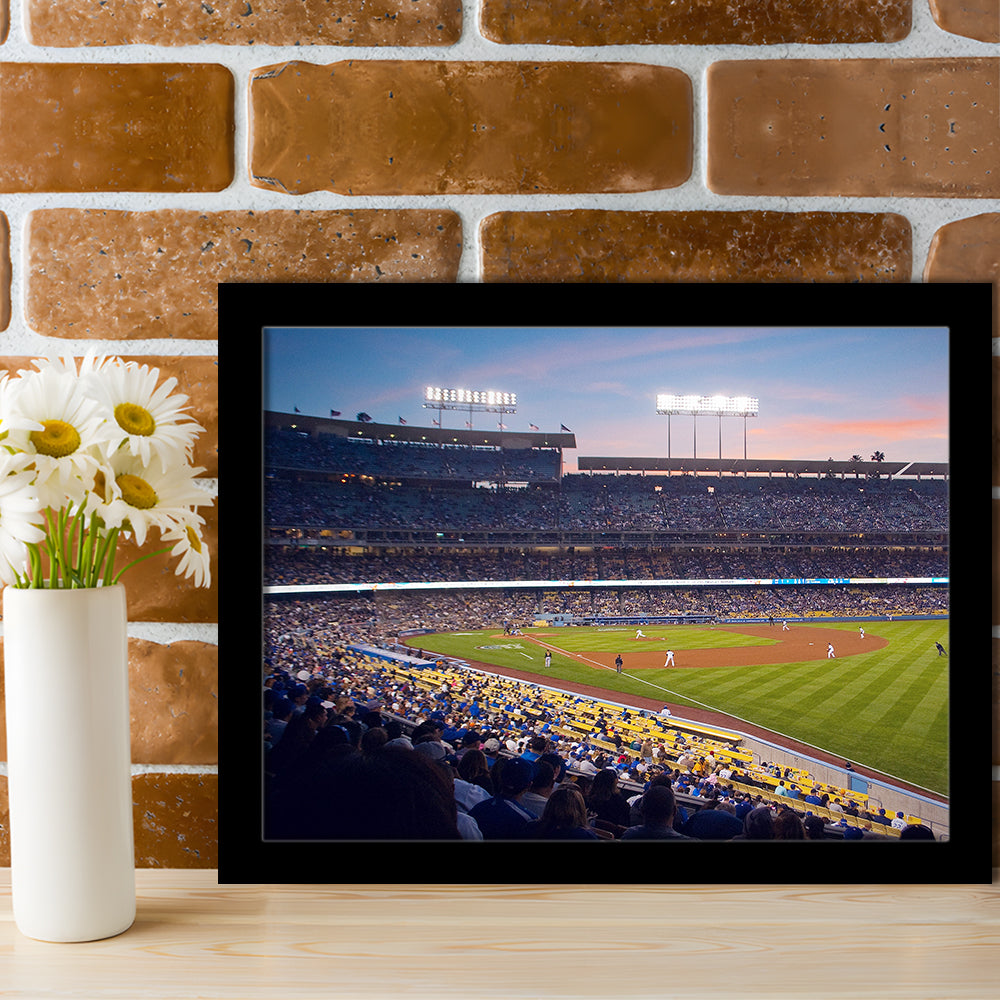 Dodgers La Stadium, Stadium Canvas, Sport Art, Gift for him, Framed Art Print Wall Decor, Picture Framed