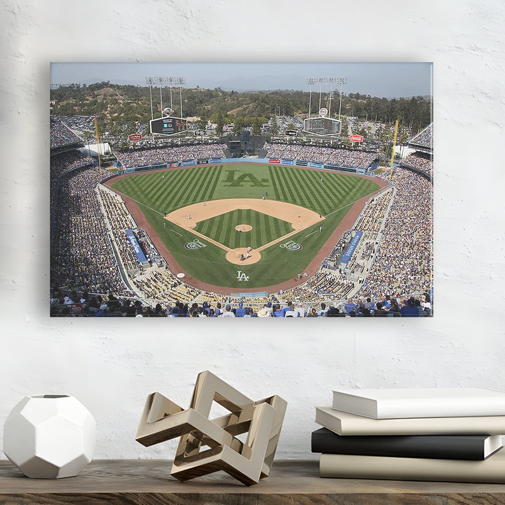 Dodgers Stadium, Stadium Canvas, Sport Art, Gift for him, Man Cave Decor, Art Print, Canvas Print Wall Art