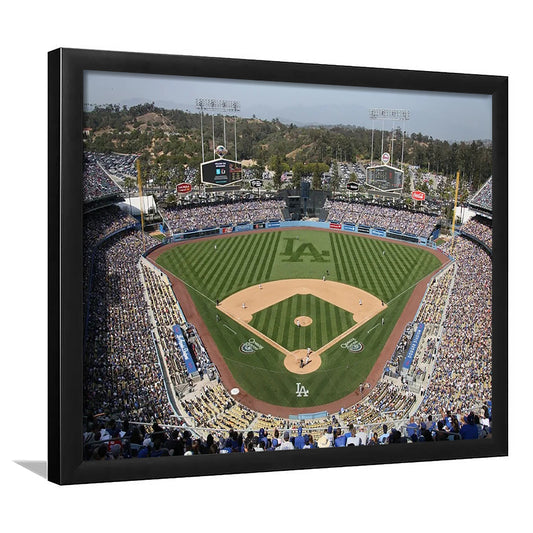 Dodgers Stadium, Stadium Canvas, Sport Art, Gift for him, Framed Art Print Wall Decor, Picture Framed