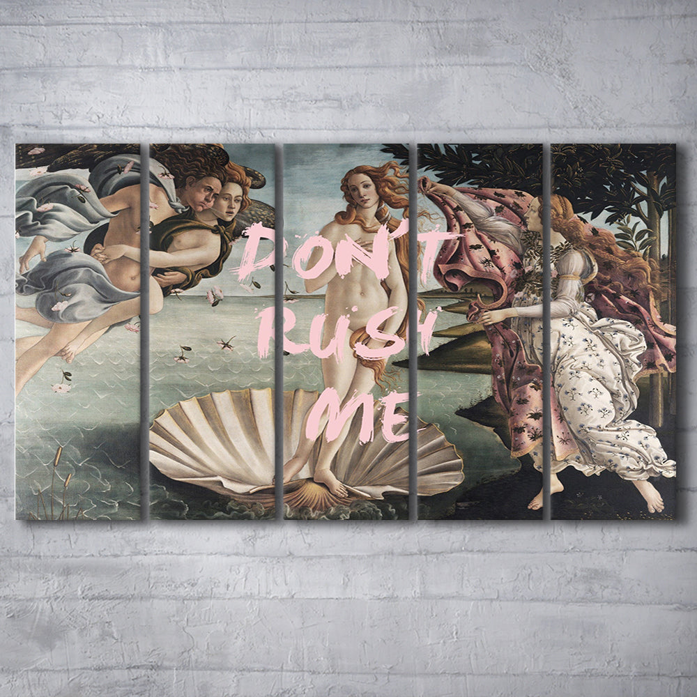 Don'T Rush Me Venus Art, Canvas Art Print, Painting Art, Multi Panels Canvas Print Wall Art