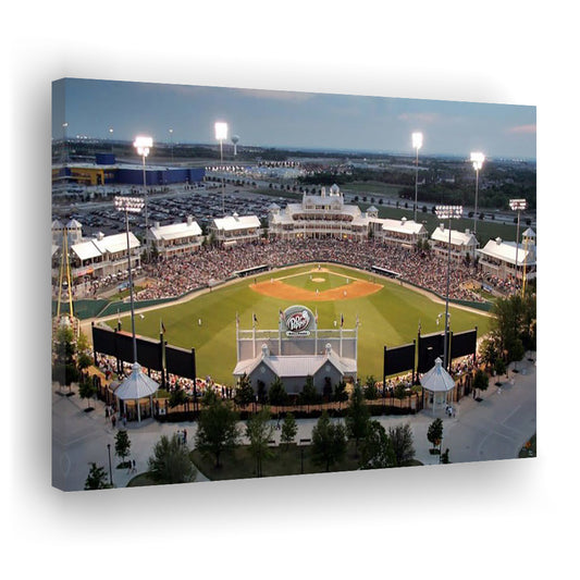 Dr Pepper Ballpark, Stadium Canvas, Sport Art, Gift for him, Man Cave Decor, Art Print, Canvas Print Wall Art