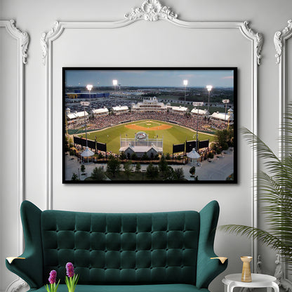Dr Pepper Ballpark, Stadium Canvas, Sport Art, Gift for him, Framed Art Print Wall Decor, Picture Framed