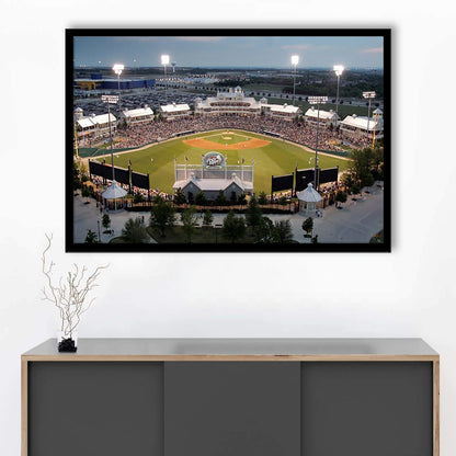 Dr Pepper Ballpark, Stadium Canvas, Sport Art, Gift for him, Framed Art Print Wall Decor, Picture Framed