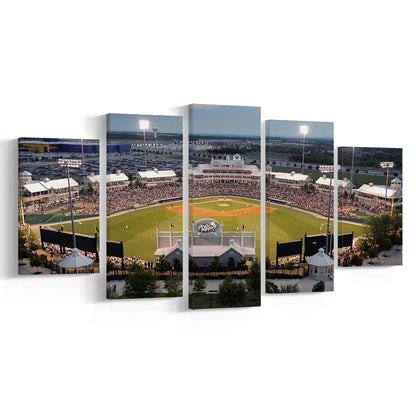 Dr Pepper Ballpark, Stadium Canvas, Sport Art, Gift for him, 5 Panel, Large Canvas, Canvas Print Wall Art