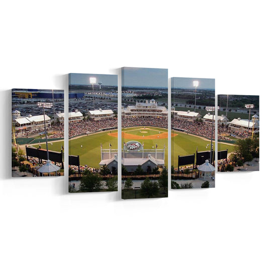 Dr Pepper Ballpark, Stadium Canvas, Sport Art, Gift for him, 5 Panel, Large Canvas, Canvas Print Wall Art