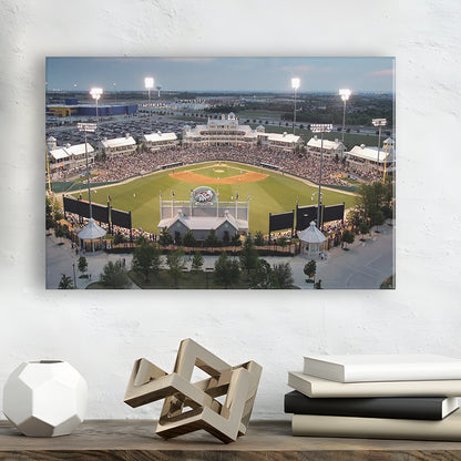 Dr Pepper Ballpark, Stadium Canvas, Sport Art, Gift for him, Man Cave Decor, Art Print, Canvas Print Wall Art