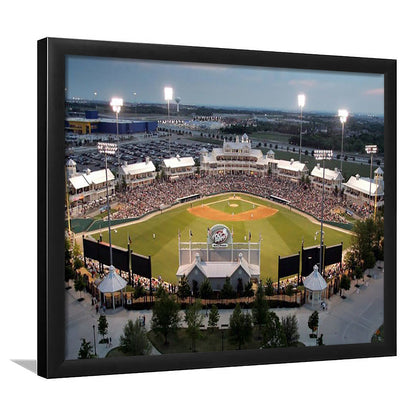 Dr Pepper Ballpark, Stadium Canvas, Sport Art, Gift for him, Framed Art Print Wall Decor, Picture Framed
