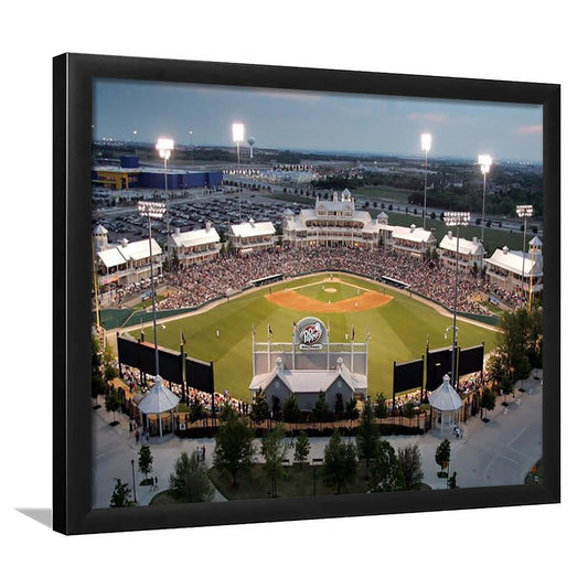 Dr Pepper Ballpark, Stadium Canvas, Sport Art, Gift for him, Framed Art Print Wall Decor, Picture Framed