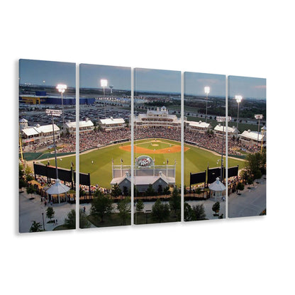 Dr Pepper Ballpark, Stadium Canvas, Sport Art, 5 Panel B, Extra Large Canvas, Canvas Print Wall Art