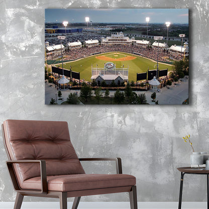 Dr Pepper Ballpark, Stadium Canvas, Sport Art, Gift for him, Man Cave Decor, Art Print, Canvas Print Wall Art