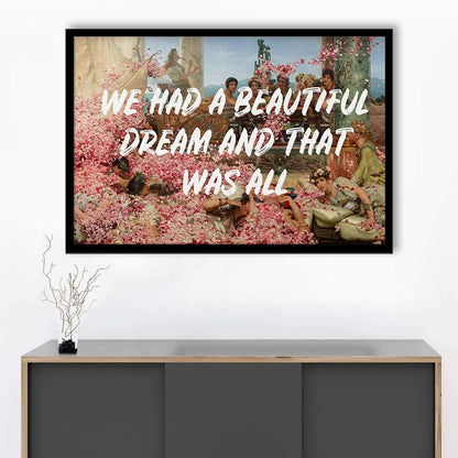 Dream Roses, Framed  Print, Painting Art, Framed Art Print Wall Decor, Framed Picture