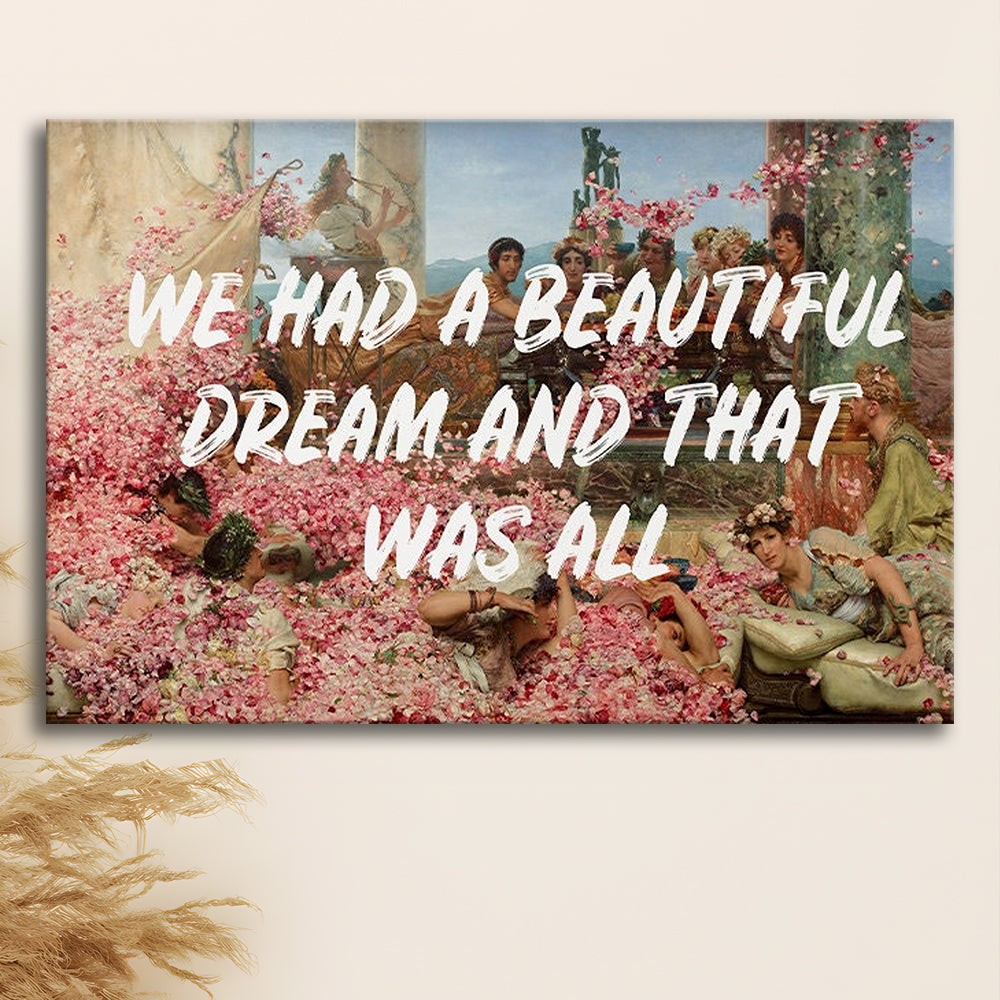 Dream Roses, Canvas Art Decor Print, Painting Art, Canvas Print Wall Art Home Decor