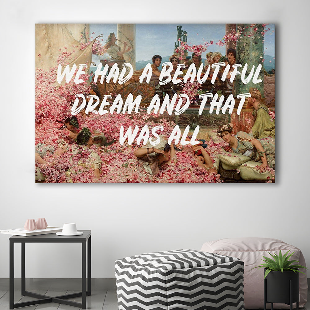 Dream Roses, Canvas Art Decor Print, Painting Art, Canvas Print Wall Art Home Decor