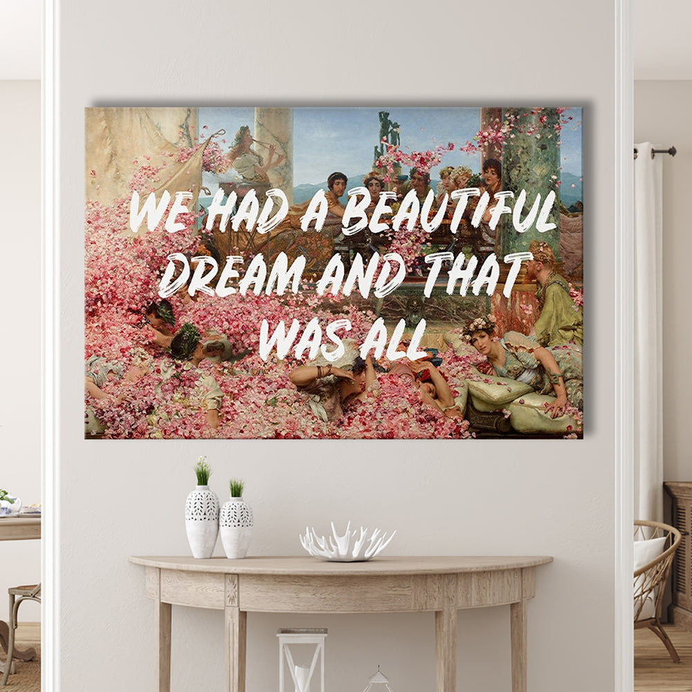 Dream Roses, Canvas Art Decor Print, Painting Art, Canvas Print Wall Art Home Decor
