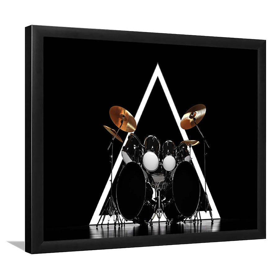 Drum Kit Art Prints, Music Wall Decor, Gift For Drummer, Framed Art Print, Picture Framed