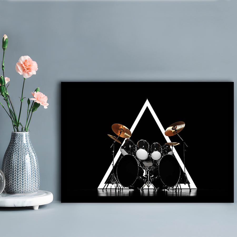 Drum Kit Art Prints, Music Wall Decor, Gift For Drummer, Framed Art Print, Picture Framed