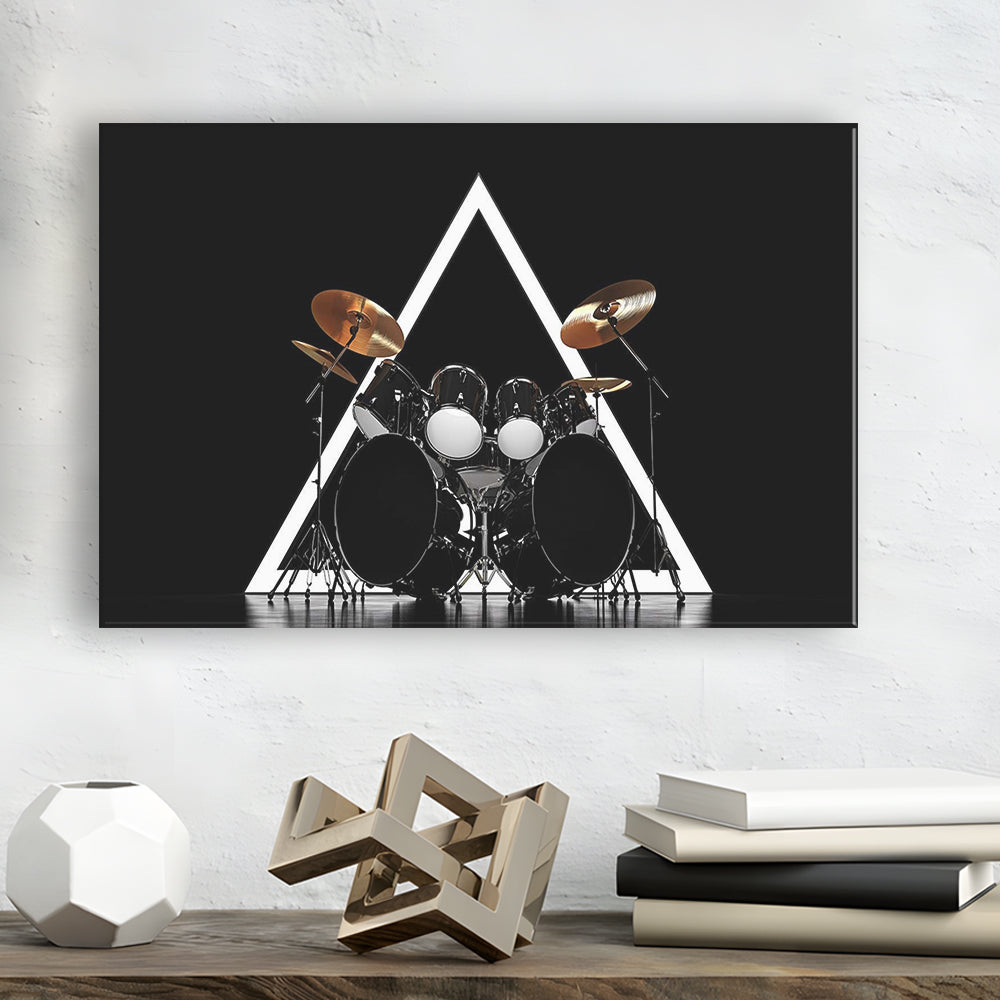 Drum Kit Canvas Print, Music Wall Decor, Gift for Drummer, Cavas Print Wall Art Hom Decor