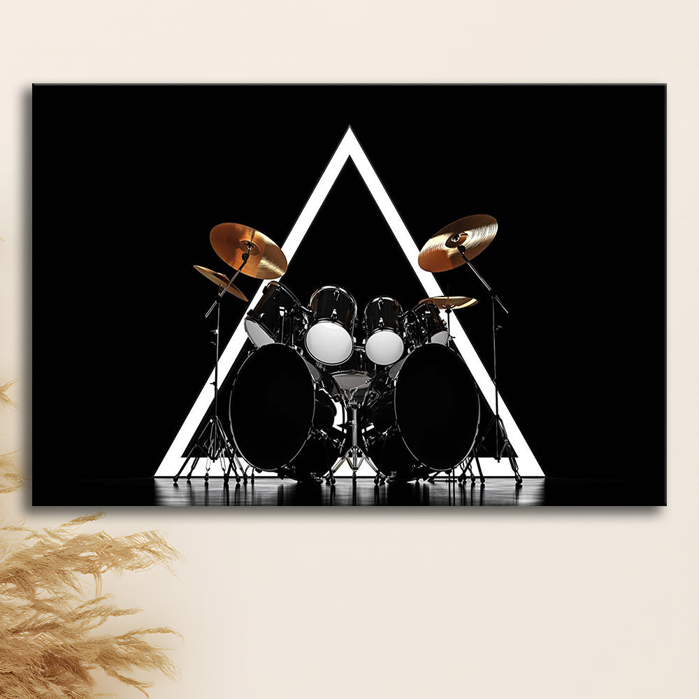 Drum Kit Canvas Print, Music Wall Decor, Gift for Drummer, Cavas Print Wall Art Hom Decor